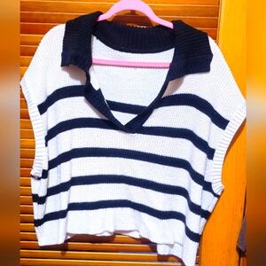 Striped Sweater Vest